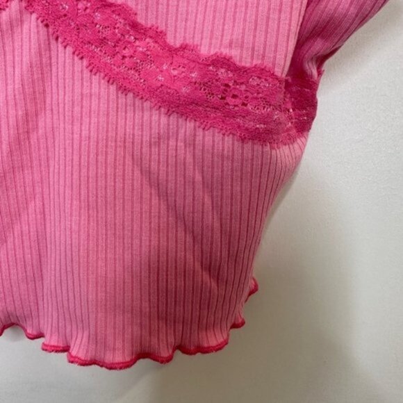 Womens Lace Strap Crop Top Cami V-Neck Corset Tanks Y2K Shirts Camisoles - Picture 7 of 11